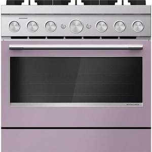 KitchenAid 36-Inch Freestanding Commercial-Style Dual-Fuel Range - KFDS936SWF