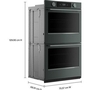 KitchenAid 30-Inch Built-In Double Wall Oven With Convection Technology - KOED730SJP