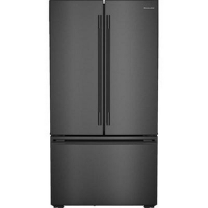 KitchenAid 36-Inch, 24 Cu. Ft. Counter-Dept French 3-Door Refrigerator With Internal Water Dispenser And Ice Maker - KRFC236SBE