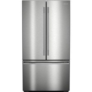 KitchenAid 36-Inch, 24 Cu. Ft. Counter-Dept French 3-Door Refrigerator With Internal Water Dispenser And Ice Maker - KRFC236SPS