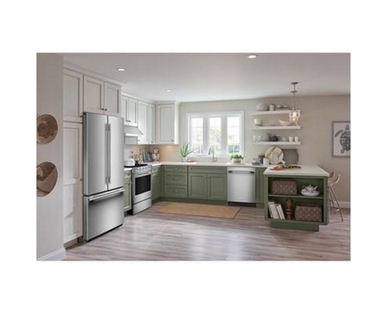 KitchenAid 36-Inch, 24 Cu. Ft. Counter-Dept French 3-Door Refrigerator With Internal Water Dispenser And Ice Maker - KRFC236SPS