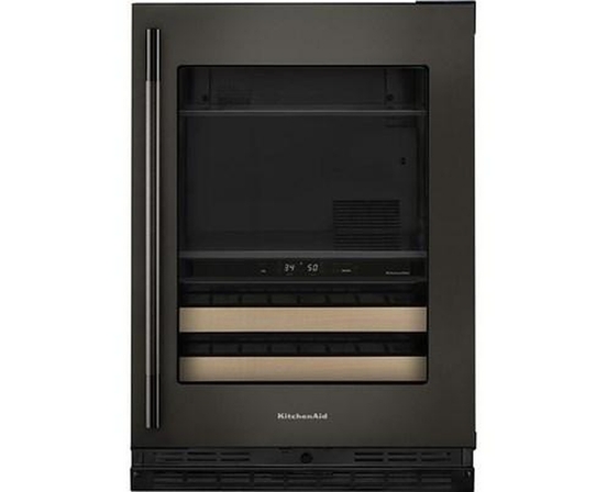 KitchenAid 4.89 Cu. Ft. Undercounter Beverage Center With Two Zones - KUBR524SBE