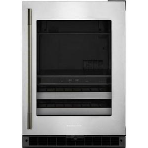 KitchenAid 4.89 Cu. Ft. Undercounter Beverage Center With Two Zones - KUBR524SSB