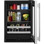 KitchenAid 4.89 Cu. Ft. Undercounter Beverage Center With Two Zones - KUBR524SSB