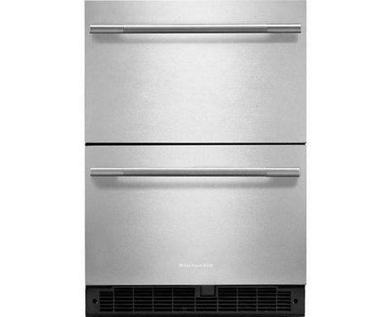 KitchenAid 24-Inch Double Drawer Refrigerator - KURT524SSB