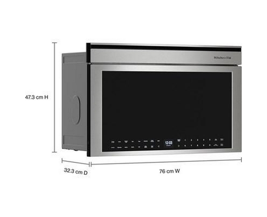 KitchenAid 30-Inch, 1.1 Cu. Ft. Built-In Microwave Oven With Air Fry Mode - YKMBT730SPS