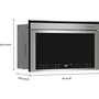 KitchenAid 30-Inch, 1.1 Cu. Ft. Built-In Microwave Oven With Air Fry Mode - YKMBT730SPS
