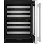 KitchenAid 46-Bottle Undercounter Wine Cellar With Full-Extension Metal-Front Racks - KUWR324SSB