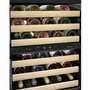 KitchenAid 46-Bottle Undercounter Wine Cellar With Full-Extension Wood-Front Racks - KUWR524SJP