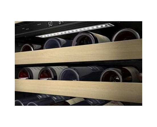 KitchenAid 46-Bottle Undercounter Wine Cellar With Full-Extension Wood-Front Racks - KUWR524SJP