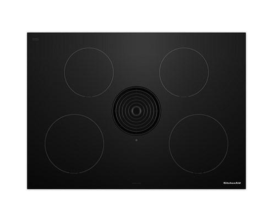 KitchenAid 30-Inch Built-In Nextgen Induction Cooktop With Downdraft Ventilation System - KCID930SBL
