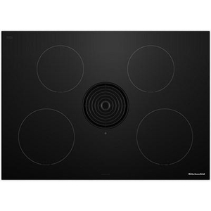 KitchenAid 30-Inch Built-In Nextgen Induction Cooktop With Downdraft Ventilation System - KCID930SBL