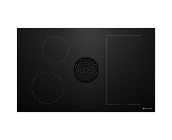 KitchenAid 36-Inch Built-In Nextgen Induction Cooktop With Downdraft Ventilation System - KCID936SBL