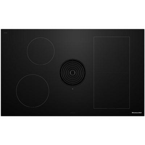 KitchenAid 36-Inch Built-In Nextgen Induction Cooktop With Downdraft Ventilation System - KCID936SBL