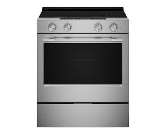 KitchenAid 30-Inch Slide-In Electric Range With  Convection Cooking Modes - YKSES530SPS