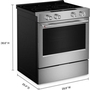 KitchenAid 30-Inch Slide-In Electric Range With  Convection Cooking Modes - YKSES530SPS
