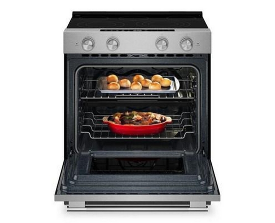 KitchenAid 30-Inch Slide-In Electric Range With  Convection Cooking Modes - YKSES530SPS