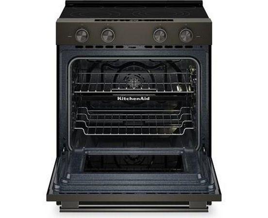 KitchenAid 30-Inch Slide-In Electric Range With  Convection Cooking Modes - YKSES530SBE