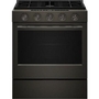 KitchenAid 30-Inch Smart Slide-In Gas Range With Convection Cooking Modes And 2-In-1 Burner - KSGS530SBE
