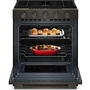KitchenAid 30-Inch Smart Slide-In Gas Range With Convection Cooking Modes And 2-In-1 Burner - KSGS530SBE