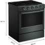 KitchenAid 30-Inch Smart Slide-In Gas Range With Convection Cooking Modes And 2-In-1 Burner - KSGS530SJP