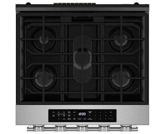 KitchenAid 30-Inch Smart Slide-In Gas Range With Convection Cooking Modes And 2-In-1 Burner - KSGS530SPS