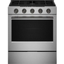 KitchenAid 30-Inch Smart Slide-In Gas Range With Convection Cooking Modes And 2-In-1 Burner - KSGS530SPS