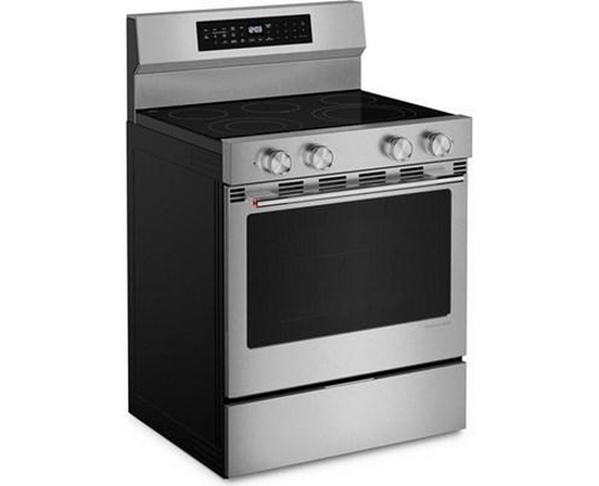 KitchenAid 30-Inch Freestanding Electric Range With Wi-Fi - YKFES530SPS
