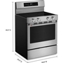KitchenAid 30-Inch Freestanding Electric Range With Wi-Fi - YKFES530SPS