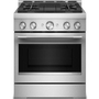 KitchenAid 30-Inch Slide-In Gas Range With 4 Burners - KFGS930SSS