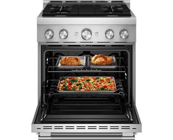 KitchenAid 30-Inch Slide-In Gas Range With 4 Burners - KFGS930SSS