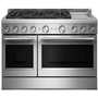 KitchenAid 48-Inch Freestanding Gas Range With 6 Burners And Griddle - KFGD948SSS