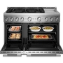 KitchenAid 48-Inch Freestanding Gas Range With 6 Burners And Griddle - KFGD948SSS