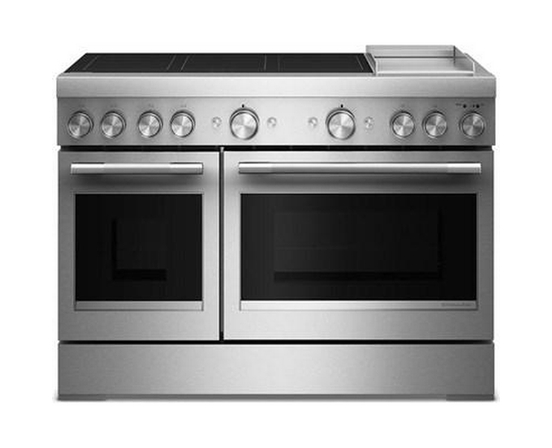 KitchenAid 48-Inch Freestanding Induction Range With 6 Elements And Griddle - KFID948SSS