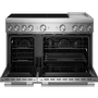 KitchenAid 48-Inch Freestanding Induction Range With 6 Elements And Griddle - KFID948SSS
