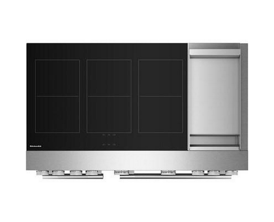 KitchenAid 48-Inch Freestanding Induction Range With 6 Elements And Griddle - KFID948SSS