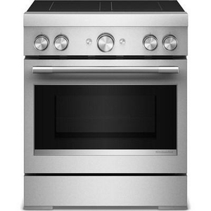 KitchenAid 30-Inch Freestanding Induction Range With 4 Elements - KFIS930SSS