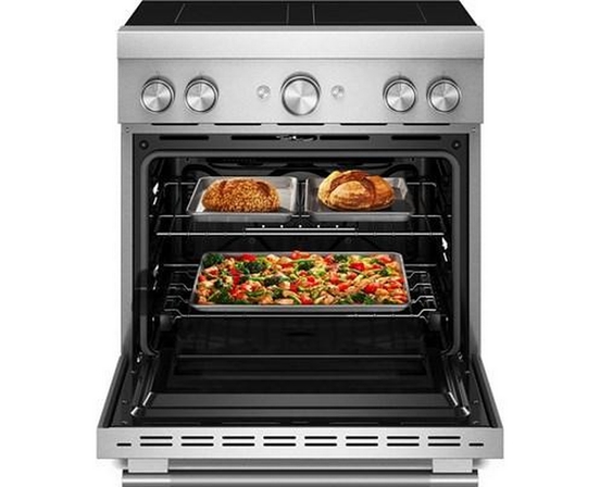 KitchenAid 30-Inch Freestanding Induction Range With 4 Elements - KFIS930SSS
