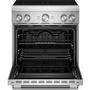 KitchenAid 30-Inch Freestanding Induction Range With 4 Elements - KFIS930SSS
