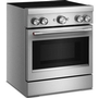 KitchenAid 30-Inch Freestanding Induction Range With 4 Elements - KFIS930SSS