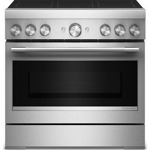 KitchenAid 36-Inch Freestanding Induction Range With 6 Elements - KFIS936SSS
