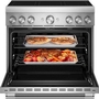 KitchenAid 36-Inch Freestanding Induction Range With 6 Elements - KFIS936SSS