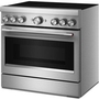 KitchenAid 36-Inch Freestanding Induction Range With 6 Elements - KFIS936SSS