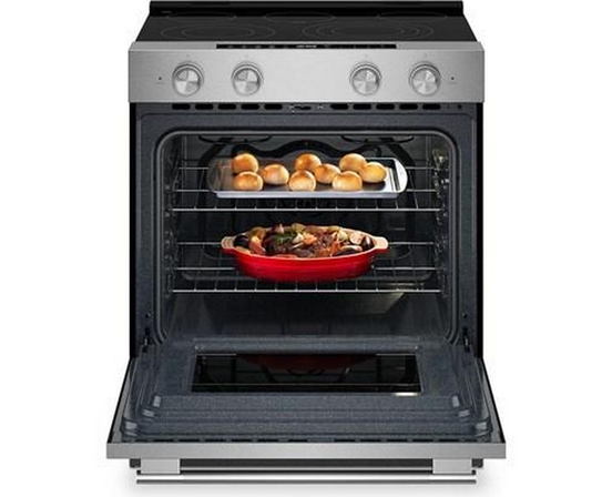 KitchenAid 30-Inch Slide-In Electric Range With Wi-Fi - YKSES330SPS