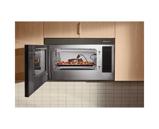 KitchenAid 30-Inch, 1.1 Cu. Ft. Over-The-Range Microwave Oven With Air Fry Technology - YKMMF730PBE