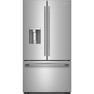 KitchenAid 36-Inch French 3-Door Refrigerator With Water And Ice Dispensing System - KRFF436SPS