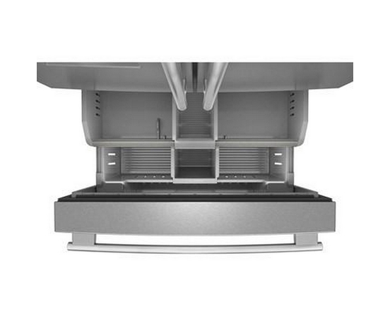 KitchenAid 36-Inch French 3-Door Refrigerator With Water And Ice Dispensing System - KRFF436SPS