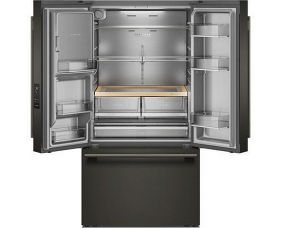 KitchenAid 36-Inch French 3-Door Refrigerator With Water And Ice Dispensing System - KRFF436SBE