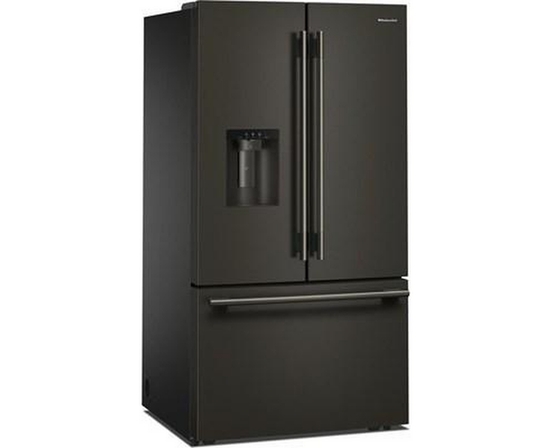 KitchenAid 36-Inch French 3-Door Refrigerator With Water And Ice Dispensing System - KRFF436SBE
