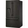 KitchenAid 36-Inch French 3-Door Refrigerator With Water And Ice Dispensing System - KRFF436SBE